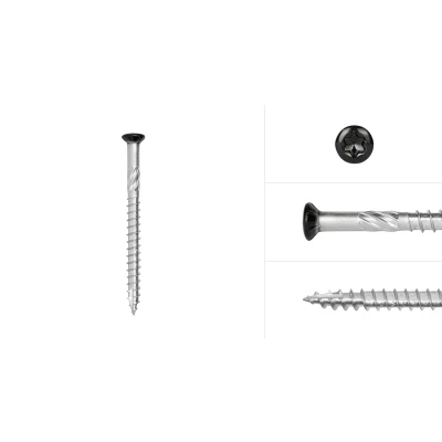 Afbeelding van Tuinschroeven Zwart RVS 410 4 x 50 mm Torx 20 met snijpunt Doos 200 Stuks