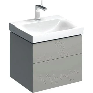 Afbeelding van Geberit Xeno2 wastafelonderbouwkast met 2 laden, greige 580 x 530