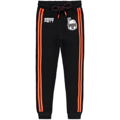 Afbeelding van Disney Star Wars The Mandalorian Boba Fett Bounty Hunter Kinder joggingbroek Kids 158 Zwart
