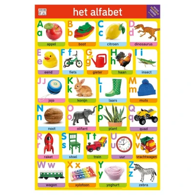Afbeelding van Deltas Educatieve poster Het Alfabet