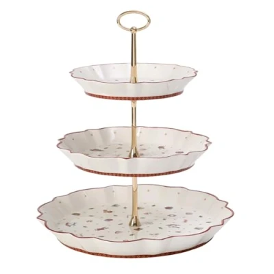 Afbeelding van Villeroy &amp; Boch Toy&#039;s Delight etagère 33 cm Gebroken wit