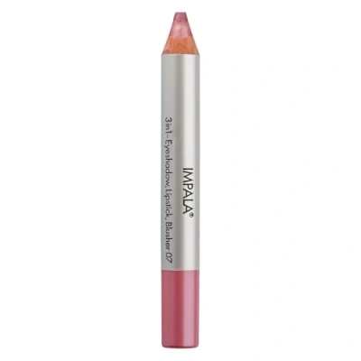 Afbeelding van Impala jumbo potlood 3 in 1 oogschaduw, lippenstift en blush kleur 07 Roze