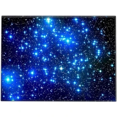 Afbeelding van Silent Monsters Muismat Grootte S (24 x 20 cm), Mouse Pad Design: Ruimte, Genaaide Rand, voor Bureau en Gaming, Mousepad Antislip rubberen basis