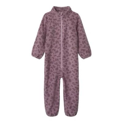 Afbeelding van NAME IT Unisex Nmnspektra Fleece Suit AOP Fo sneeuwpak, Mauve Shadows, 98 cm