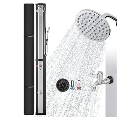 Afbeelding van AREBOS 60 L Zonnedouche zwembaddouche camping tuindouche buitendouche regendouche