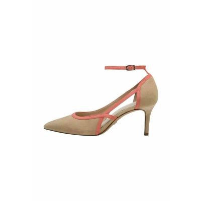 Afbeelding van Tamaris Klassieke pumps, Dames, Maat: 38, Tan comb Leer en textiel