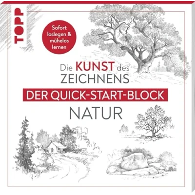 Afbeelding van Die Kunst des Zeichnens Natur. Der Quick Start Block: Sofort loslegen und mühelos lernen