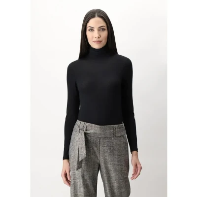 Afbeelding van Oroblu dames Perfect Line longsleeve in kasjmierblend de kleur Zwart, maat: S