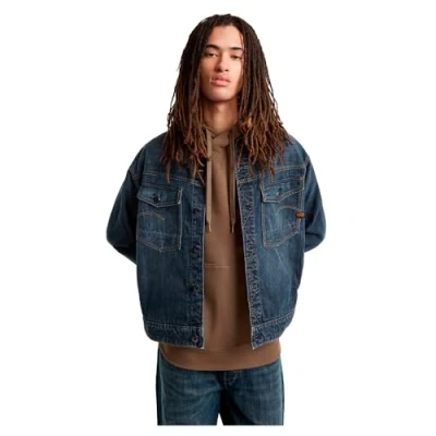 Afbeelding van G Star RAW Dakota jas, blauw (worn in broken cloud D23593 D762 G793), L