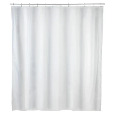 Afbeelding van Wenko anti schimmel douchegordijn 120x200cm polyester uni wit inclusief ringen