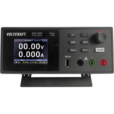 Afbeelding van VOLTCRAFT DSP 3005 Labvoeding, regelbaar 0 30 V 5 A 150 W USB 2.0 stekker Op afstand bedienbaar Aantal uitgange