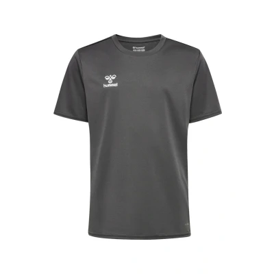 Afbeelding van Hummel Essential SS Tshirt basic voor kinderen, Maat: 128, Steel gray