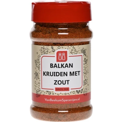 Afbeelding van Van Beekum Specerijen Balkan Kruiden Met Zout Strooibus 160 gram