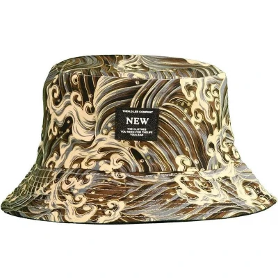 Afbeelding van Vissershoedje Omkeerbaar Bucket hat Reversible Golven Bruin