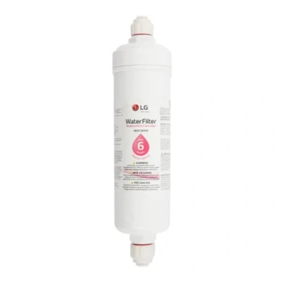 Afbeelding van LG ADQ73693901 Vervangende Koelkast &#039;Push Fit Fitting&#039; Water Filter Cartridge (4 Pack)