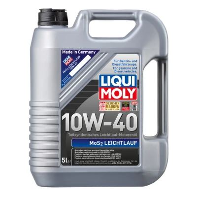 Afbeelding van Motorolie Liqui Moly Mos2 Leichtlauf 10W40 A3/B4 5L 2184