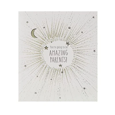 Afbeelding van UK Greetings Ouders worden een kaart voor hem/haar/vriend Starry Design