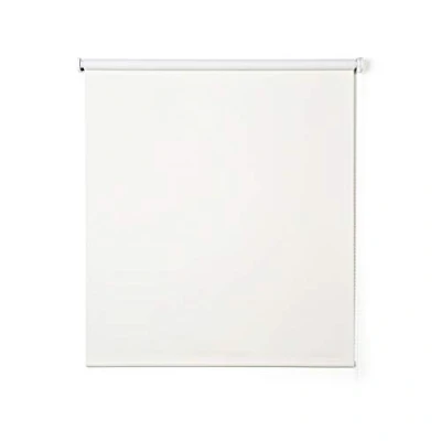 Afbeelding van Verduisteringsrolgordijn, Jaloezieën Blackout, Ondoorzichtig, Hittebescherming, Totale Verduistering Blind, Ideaal voor Ramen en Deuren I Rauw, 100 x 180cm