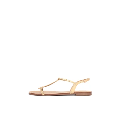 Afbeelding van Kazar Sandalen met riem goud