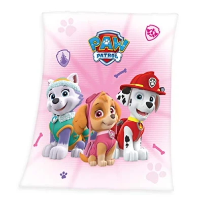 Afbeelding van PAW PATROL Kinderdeken met leuke honden, knuffeldeken