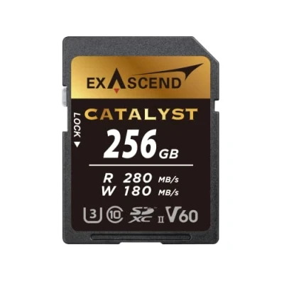 Afbeelding van EXASCEND Catalyst UHS II SD card(V60) 256GB