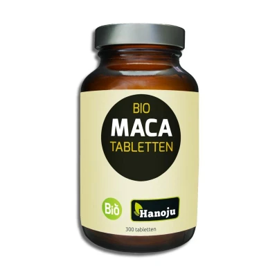Afbeelding van Hanoju Bio maca premium 500 mg pet flacon 300 tabletten