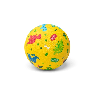 Afbeelding van Little L Sensorisch speelgoed rubber bal dino&#039;s, 18 cm