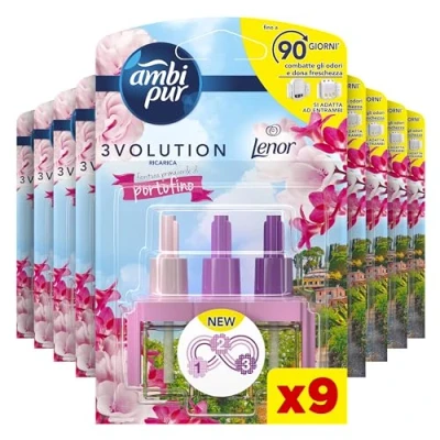 Afbeelding van 9x Ambi Pur 3volution Spring Flowers of Portofino Navulling 20ml
