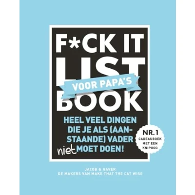 Afbeelding van F*ck it list Book voor papa&#039;s