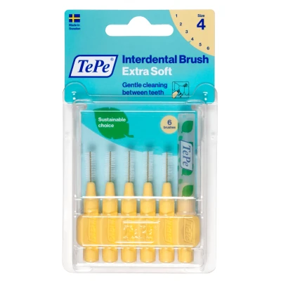 Afbeelding van TePe Interdentale Rager Extra Soft Geel 0,7mm