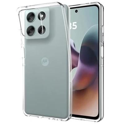 Afbeelding van Cazy Hoesje geschikt voor Motorola Moto G56 Siliconen Flexibele Case Transparant