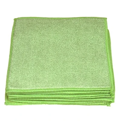 Afbeelding van Sonty 10 stuks sponsdoekjes XL, vaatdoeken microvezel 23 x cm (groen)