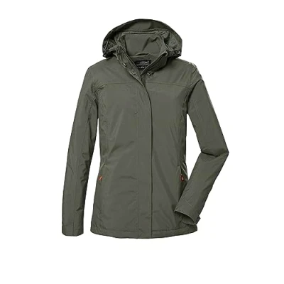 Afbeelding van killtec Dames Functioneel jack/outdoorjack met afritsbare capuchon KOS 42 WMN JCKT, olive, 44, 41282 000