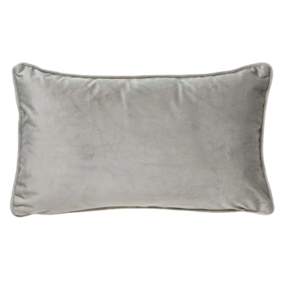 Afbeelding van Dutch Decor FINN Sierkussen 30x50 cm velvet lendekussen Micro Chip lichtgrijs