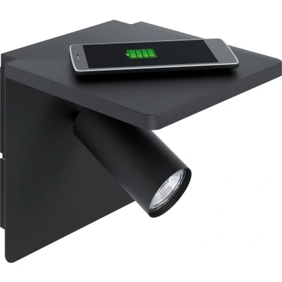 Afbeelding van EGLO Wandlamp CIGLIE QI oplader