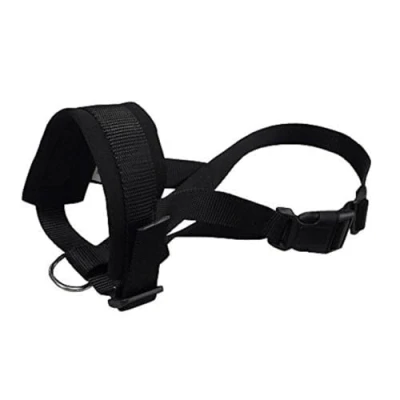 Afbeelding van Nobby Nylon steeklus zwart Gr. XL; nekriem: 20 30 cm; snuitriem: 23 34 cm
