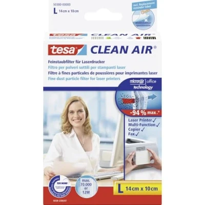 Afbeelding van tesa Clean Air effectief fijnstoffilter voor laserprinters
