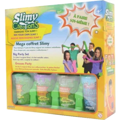 Afbeelding van Jonotoys Maak Je Eigen Slimy Creations Diy Junior 6 delig