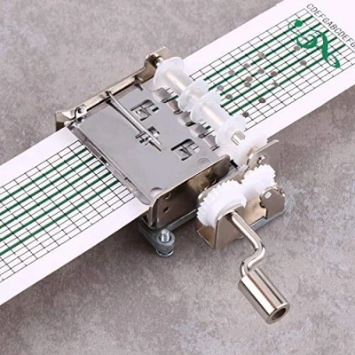 Afbeelding van 15 Note DIY Music Box Kit Handcrank Movement met Make Your Tool cadeaus voor muziekliefhebbers