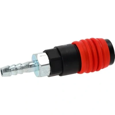 Afbeelding van 3 in 1 universele persluchtveiligheidskoppeling, 9 mm met slangtule KS Tools 999.9101