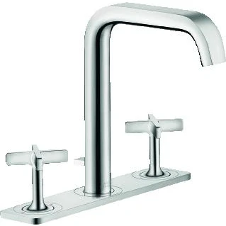 Afbeelding van Axor citterio e 3 gats wastafelmengkraan 170 met plaat chroom 36116000