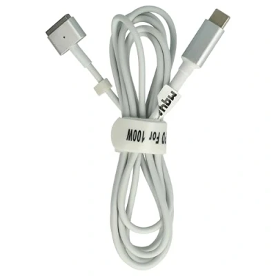 Afbeelding van vhbw Adapterkabel USB type C naar MagSafe 2, compatibel met Apple MacBook Pro 13&quot; (eind 2012 2017) notebook, laptop 170 cm, 100 W, PVC