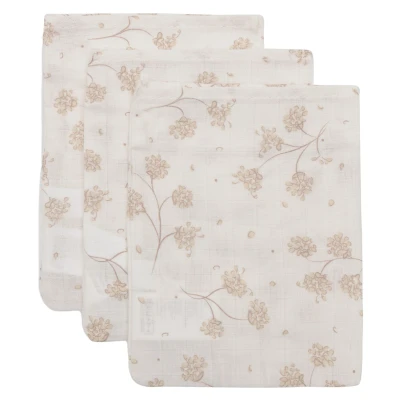 Afbeelding van Jollein Washandje Hydrofiel Leafy Dreams 3 Stuks Multicolor
