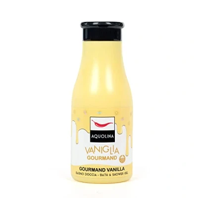 Afbeelding van Aquolina Duschgel Vanille Gourmand. Cremiges, leichtes Schaumbad, das schnell aufgenommen wird 250 ml