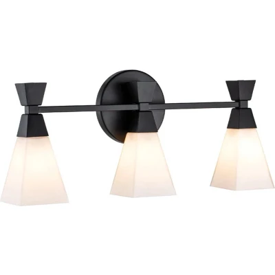 Afbeelding van Elstead Lighting LED Wandlamp Bowtie 3W 3000K 300Lm 830 IP44 Dimbaar Matte Black