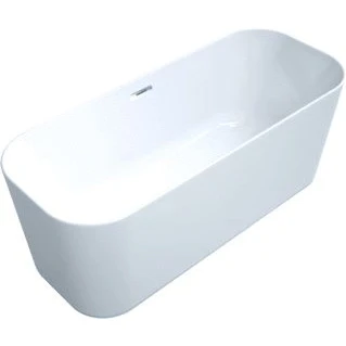 Afbeelding van Villeroy &amp; Boch Finion kunststof vrijstaand duobad quaryl ovaal met