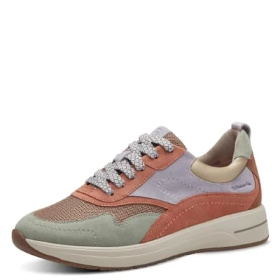 Afbeelding van Tamaris Sneakers laag, Dames, Maat: 39, Sage comb Textiel