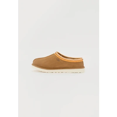 Afbeelding van UGG Tasman Pantoffels, Maat: 44, Chestnut/bright melon Veloursleer