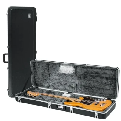 Afbeelding van Gator Cases Deluxe ABS gevormde koffer voor basgitaar met interne LED verlichting (GC BASS LED)