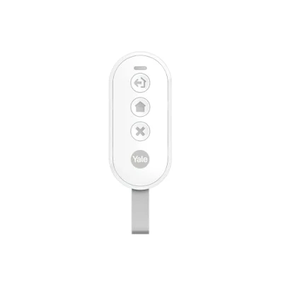 Afbeelding van Yale Afstandsbediening AL KF 1A W Wit Bedien je Alarmsysteem met Paniekknop Toetsvergrendeling Horizon+ Technologie 1km bereik Compatibel Slim